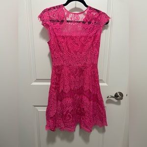 Pink lace BB Dakota dress